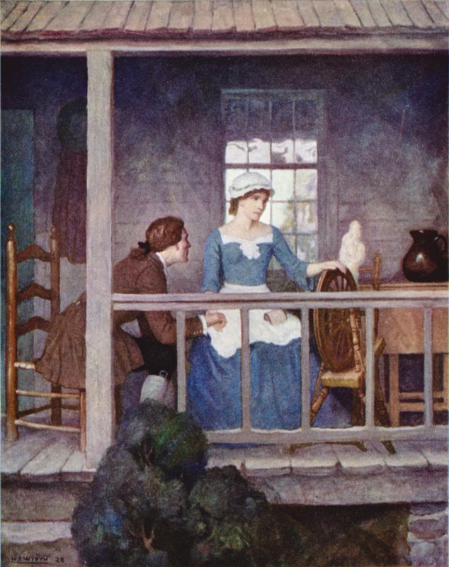 Sally Merrillee e Johnny da Newell Convers Wyeth
