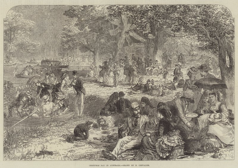 Giorno di Natale in Australia da Nicholas Chevalier