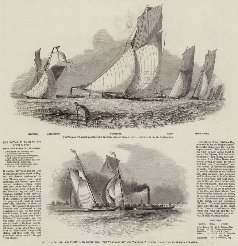La gara del Royal Thames Yacht Club da Nicholas Matthews Condy