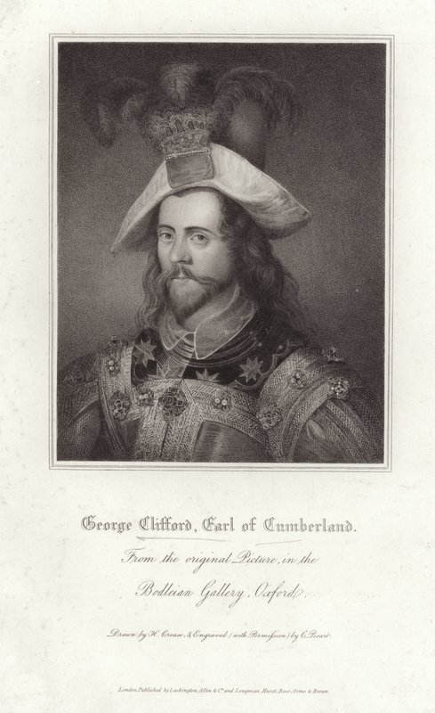 George Clifford Conte di Cumberland da Nicholas Hilliard