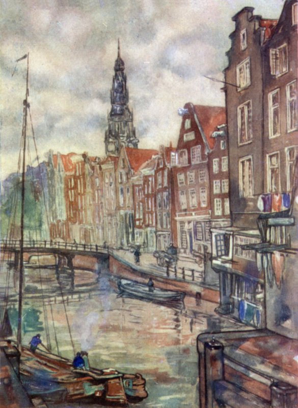 Oudezijdsch, Voorburgwal, Amsterdam da Nico Jungman