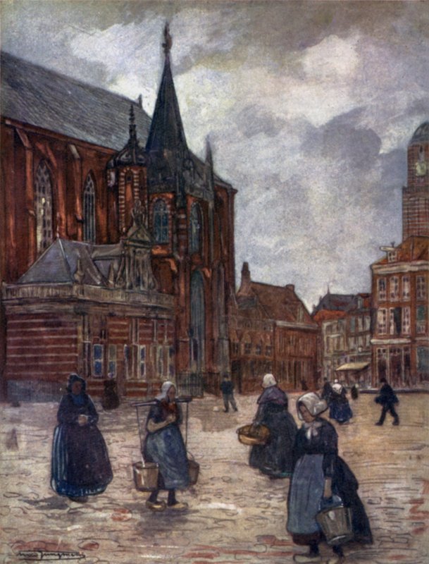 La piazza del mercato, Breda da Nico Jungman