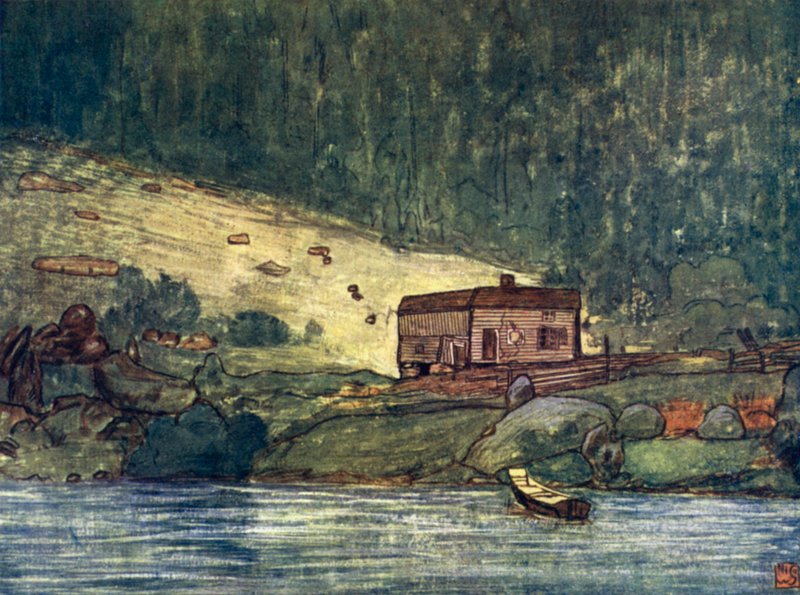 Norvegia: Una piccola fattoria sulla riva del fiume a Gjora da Nico Jungman