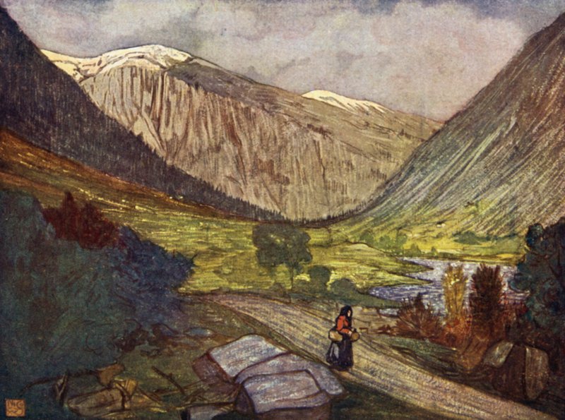 Norvegia: Montagne e fiume a Gjora da Nico Jungman