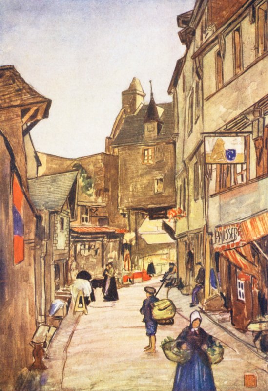 Una strada, Mont St Michel da Nico Jungmann
