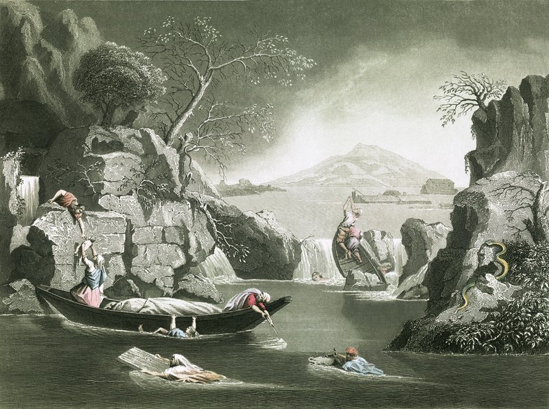 Il diluvio da Nicolas Poussin
