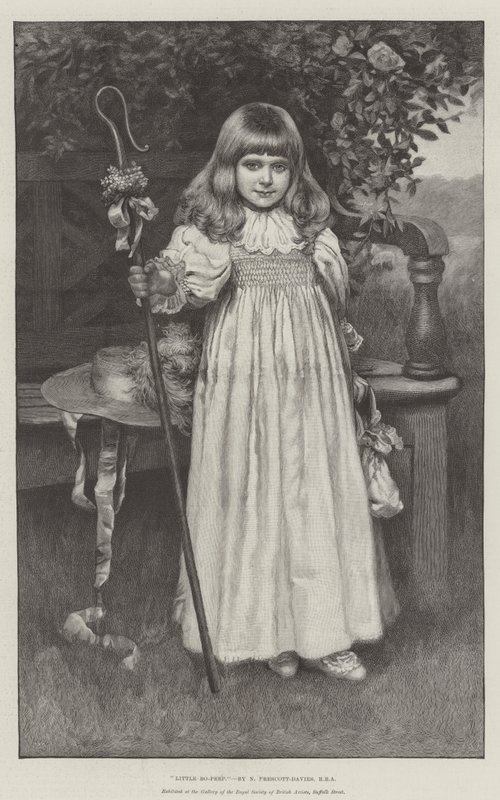 La piccola Bo-Peep da Norman Prescott Davies