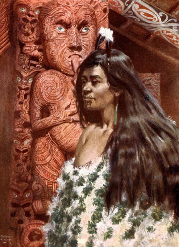 Ragazza Maori: Nuova Zelanda da Norman Hardy