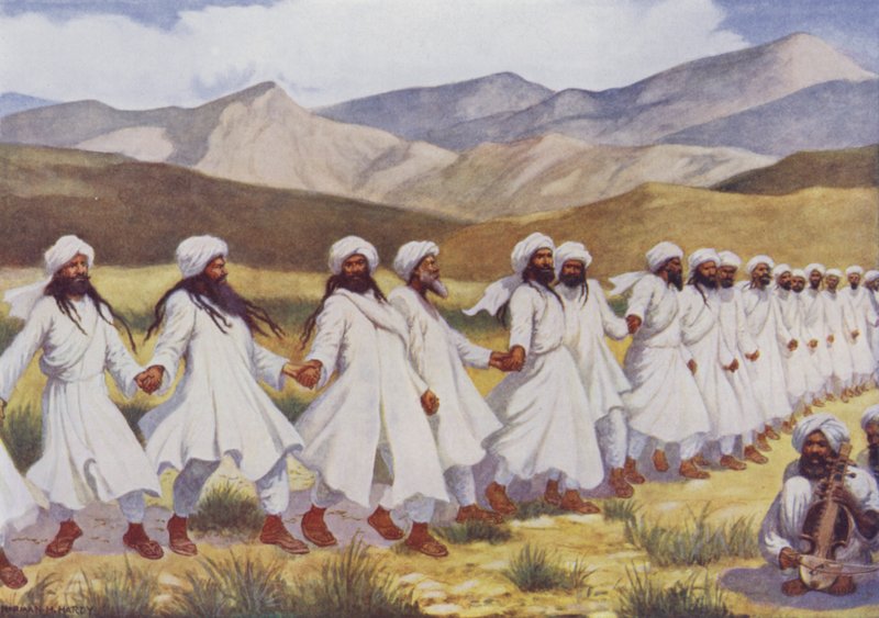 La danza nazionale dei Baluchi da Norman Hardy