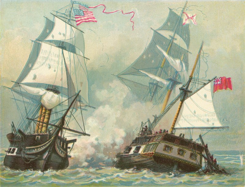 Combattimento tra la Constitution e la Guerriere da North American