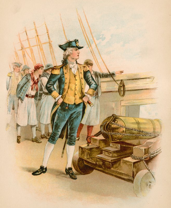 John Paul Jones, primo capitano della Marina degli Stati Uniti da North American