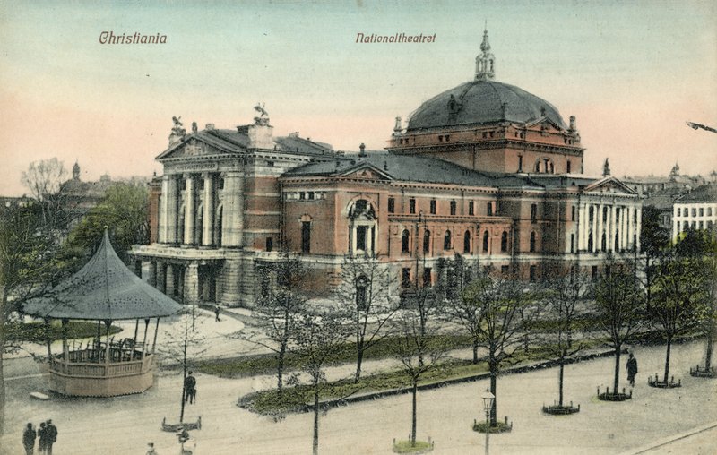 Il Teatro Nazionale, Oslo, Norvegia da Norwegian Photographer