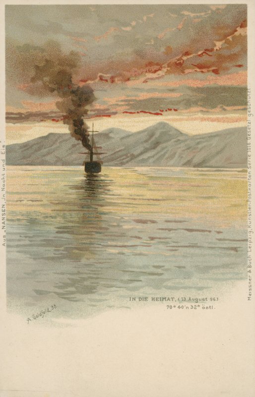 Spedizione Fram di Nansen, agosto 1896 da Norwegian School