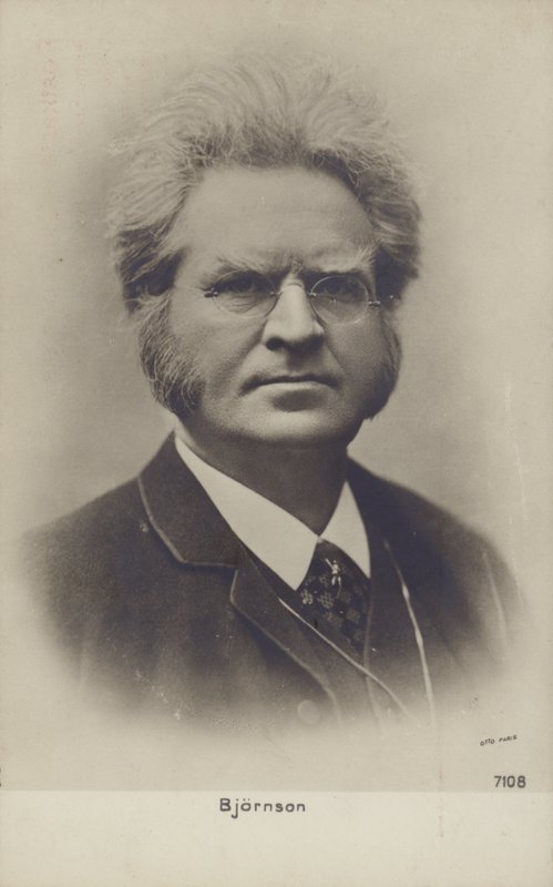 Bjornstjerne Bjornson (1832-1910), scrittore norvegese vincitore del Premio Nobel da Norwegian Photographer