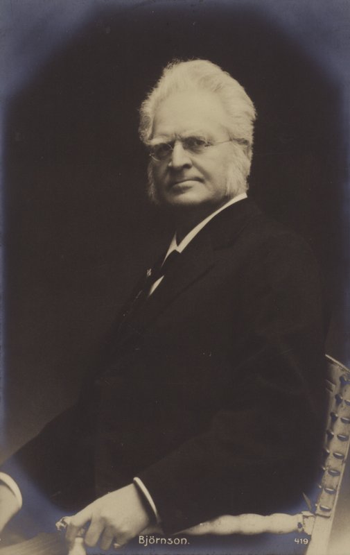 Bjornstjerne Bjornson (1832-1910), scrittore norvegese vincitore del Premio Nobel da Norwegian Photographer