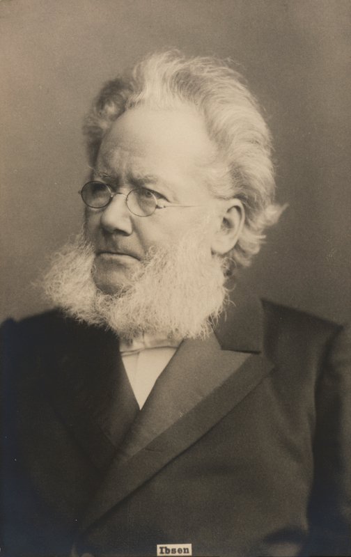 Henrik Ibsen, drammaturgo e poeta norvegese da Norwegian Photographer