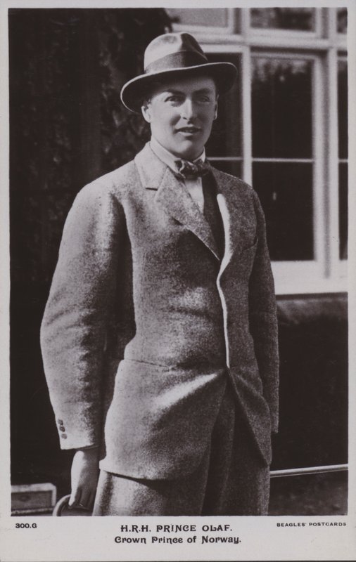 Principe Olaf, Principe Ereditario di Norvegia, poi Re Olav V da Norwegian Photographer