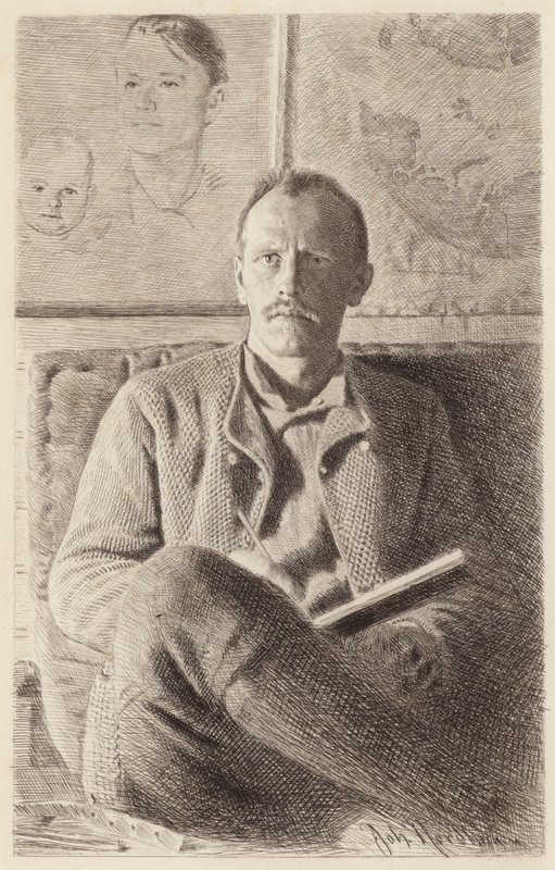 Ritratto di Fridtjof Nansen da Norwegian School