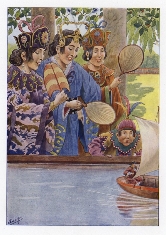 Illustrazione per I viaggi di Gulliver da Onfray de Breville Job