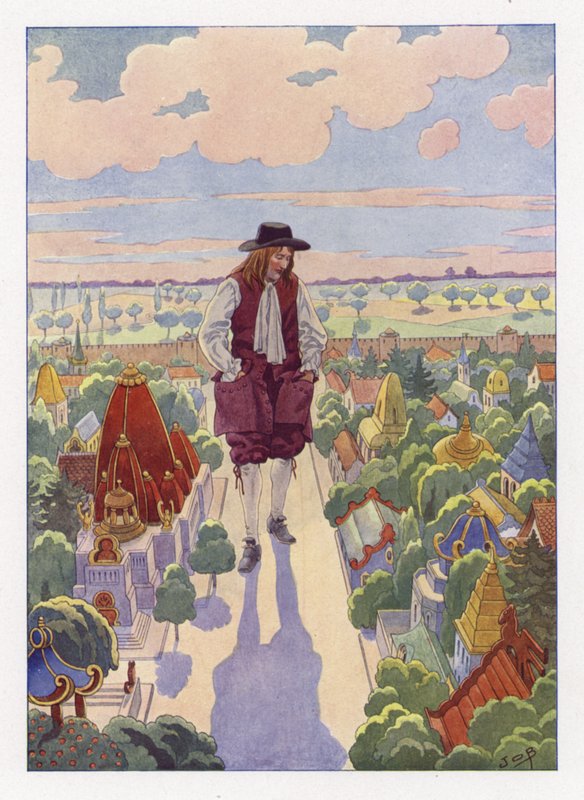 Illustrazione per I viaggi di Gulliver da Onfray de Breville Job