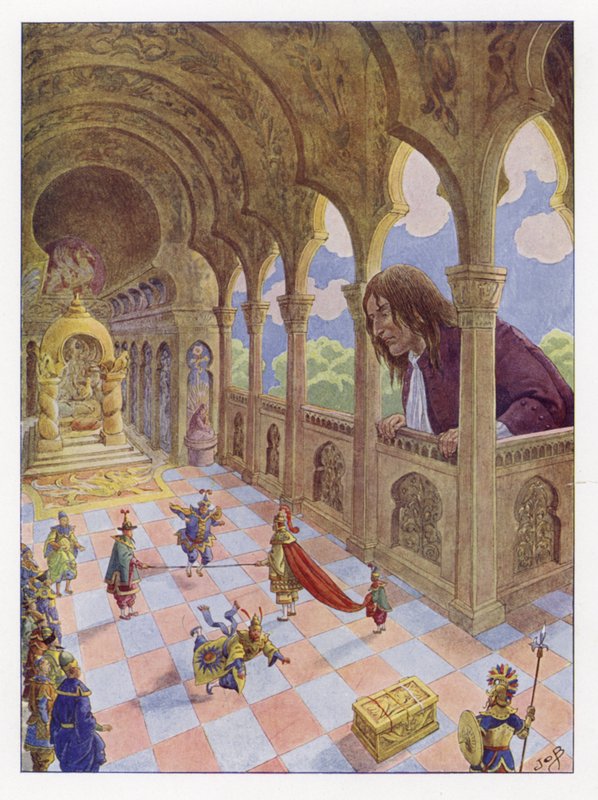 Illustrazione per I viaggi di Gulliver da Onfray de Breville Job
