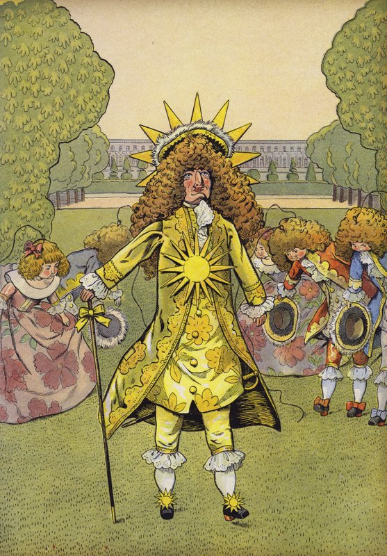 Re Luigi XIV, il Re Sole, Palazzo di Versailles da Onfray de Breville Job