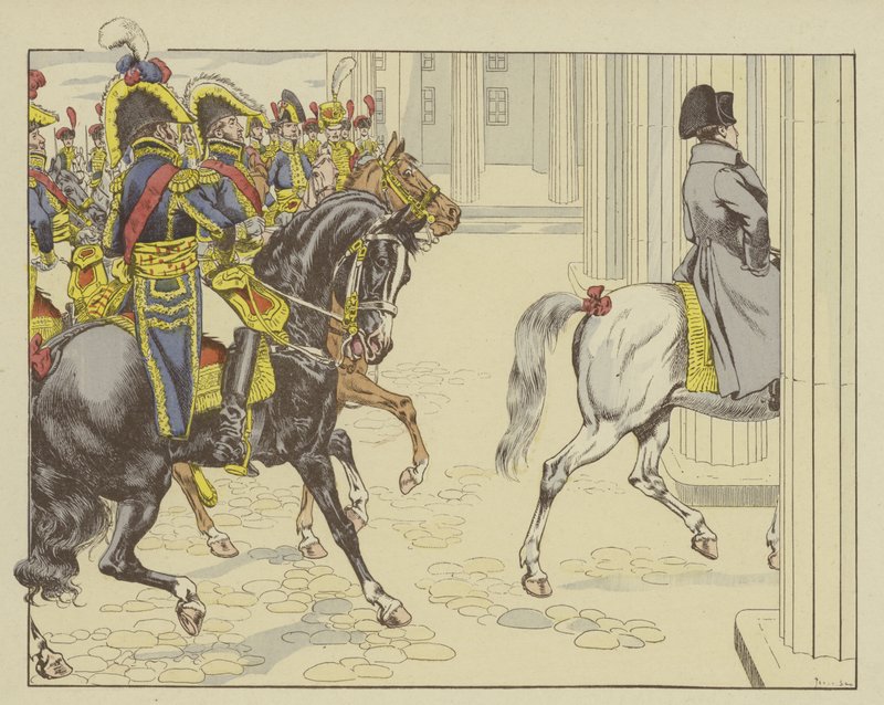 Napoleone entra a Berlino, 27 ottobre 1806 da Onfray de Breville Job