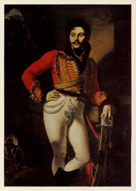 Ritratto di Yevgraf Davydov, 1809 da Orest Adamovich Kiprensky