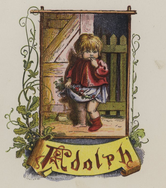 Bambino chiamato Adolph da Oskar Pletsch
