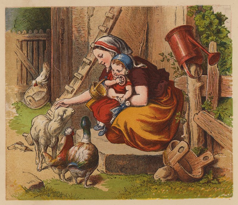 Gli Animali Domestici della Mamma da Oskar Pletsch
