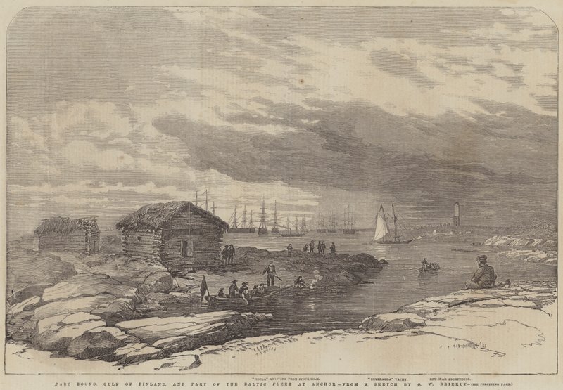 Baro Sound nel Golfo di Finlandia da Oswald Walters Brierly