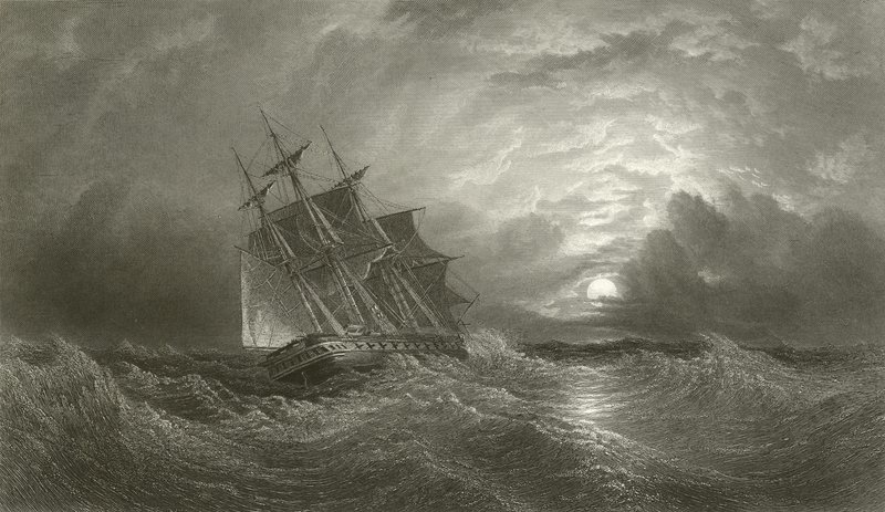 HMS Galatea in Crociera da Oswald Walters Brierly
