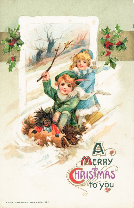 Cartolina di Natale americana da Ottmar the Elder Elliger