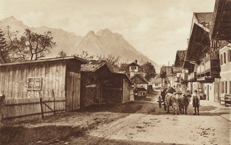 In primavera, strada a Garmisch da Otto Ballerstedt