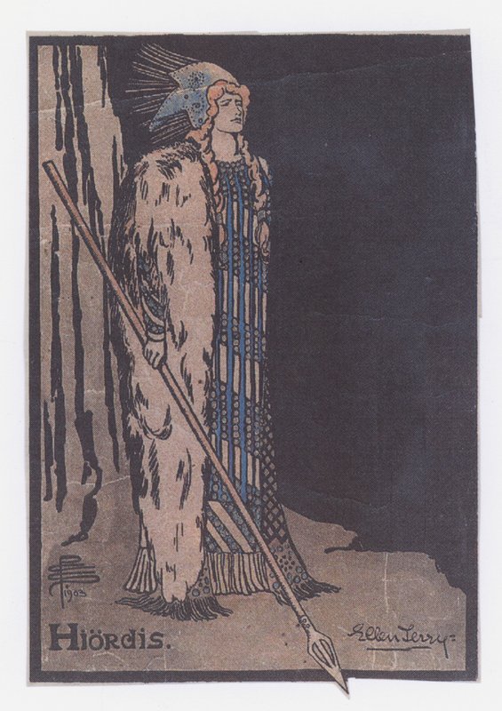 Ellen Terry come Hiordis in Ibsen