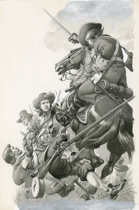 Pancia nera di un cavallo da Pat (1907-95) Nicolle