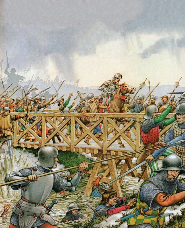 La battaglia di Towton da Pat (1907-95) Nicolle