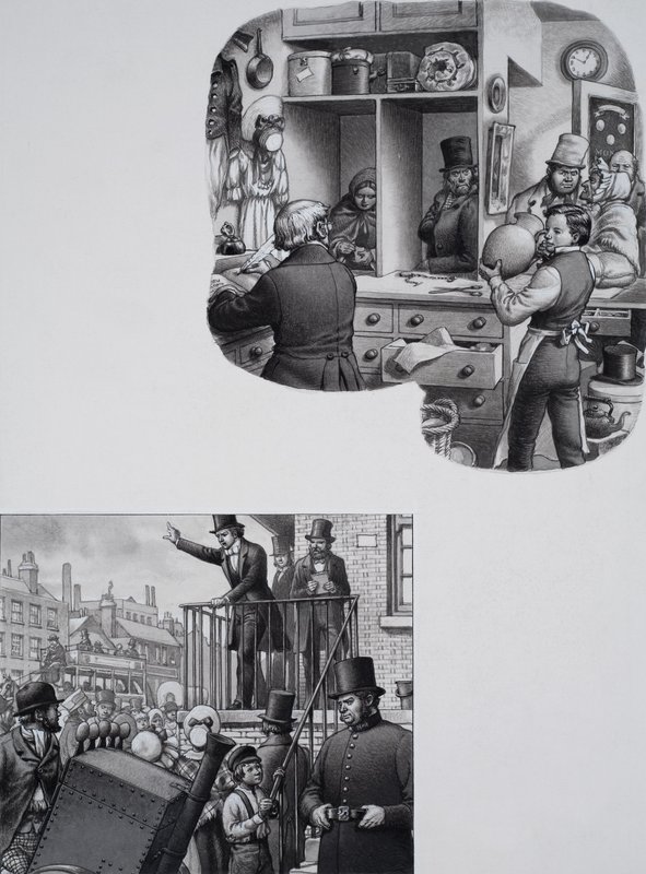 William Booth (1829-1912) (gouache su carta) da Pat (1907 95) Nicolle