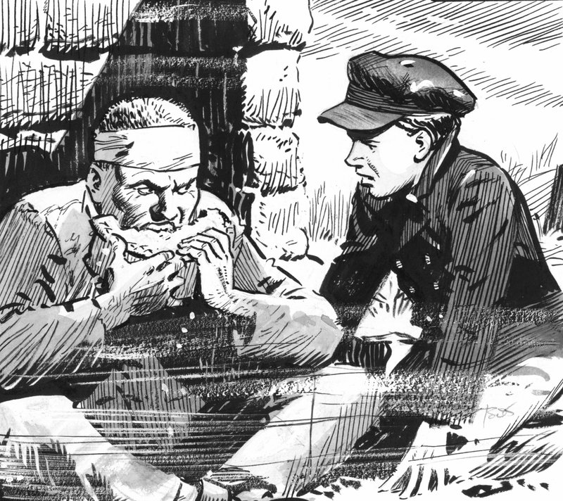 Illustrazione per Grandi speranze di Charles Dickens (penna e inchiostro) da Pat (1907 95) Nicolle