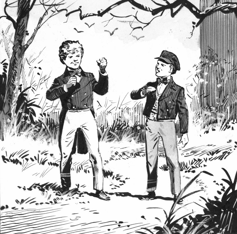 Illustrazione per Grandi speranze di Charles Dickens (penna e inchiostro) da Pat (1907 95) Nicolle