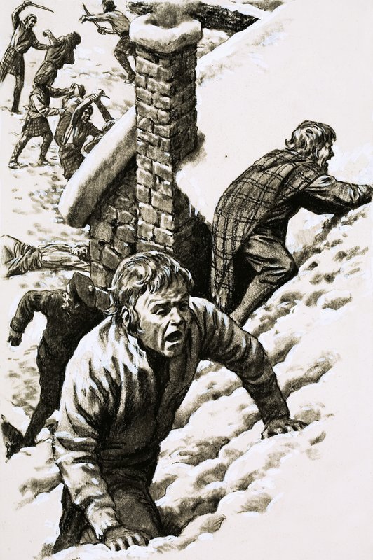 Massacro di Glencoe (gouache su carta) da Pat (1907 95) Nicolle