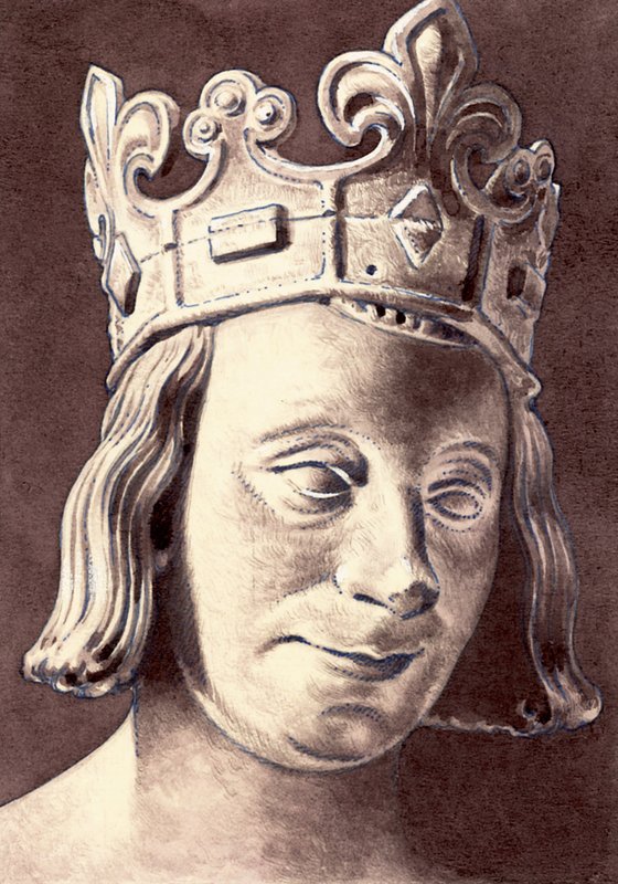 Ritratto di Carlo V di Francia da Pat (1907 95) Nicolle