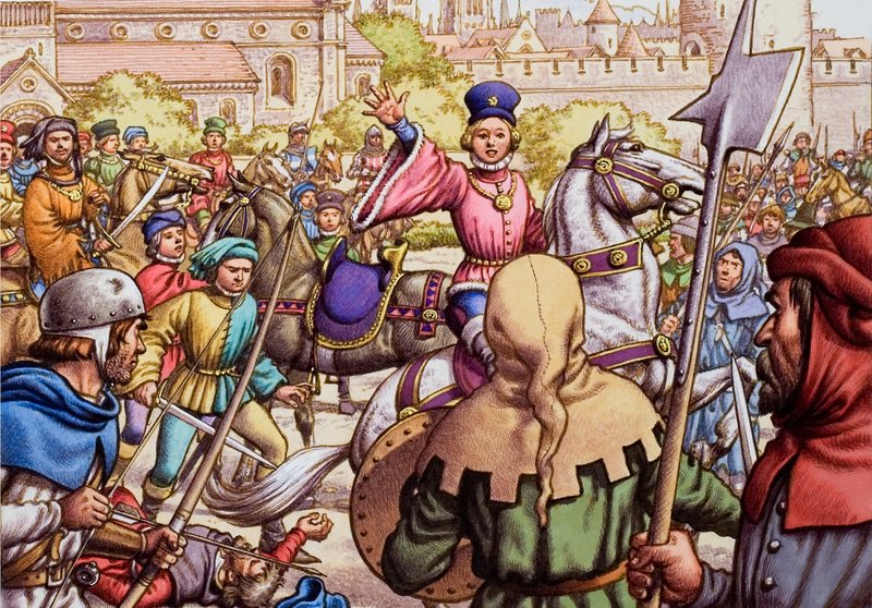 Riccardo II e la rivolta dei contadini da Pat (1907 95) Nicolle