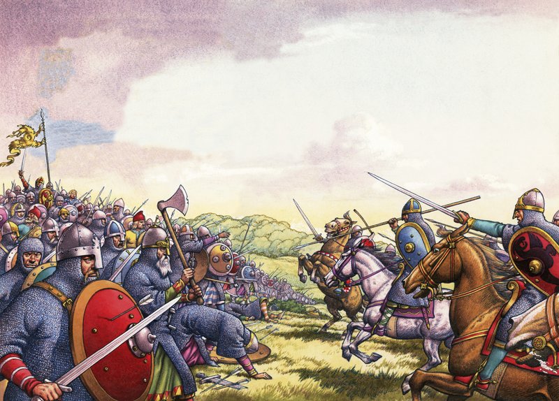 La battaglia di Hastings da Pat (1907 95) Nicolle