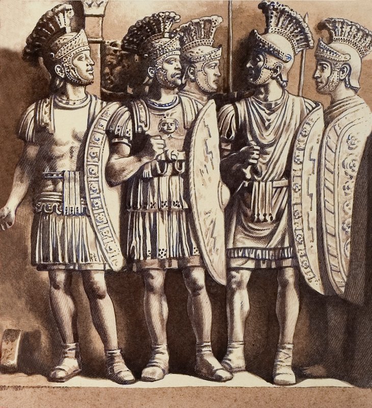 La Guardia Pretoriana da Pat (1907-95) Nicolle