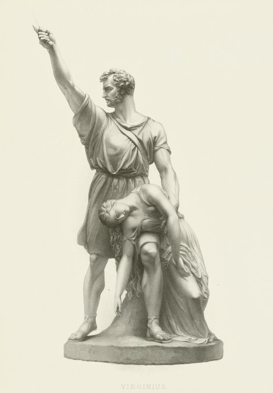 Virginius e sua figlia da Patrick MacDowell