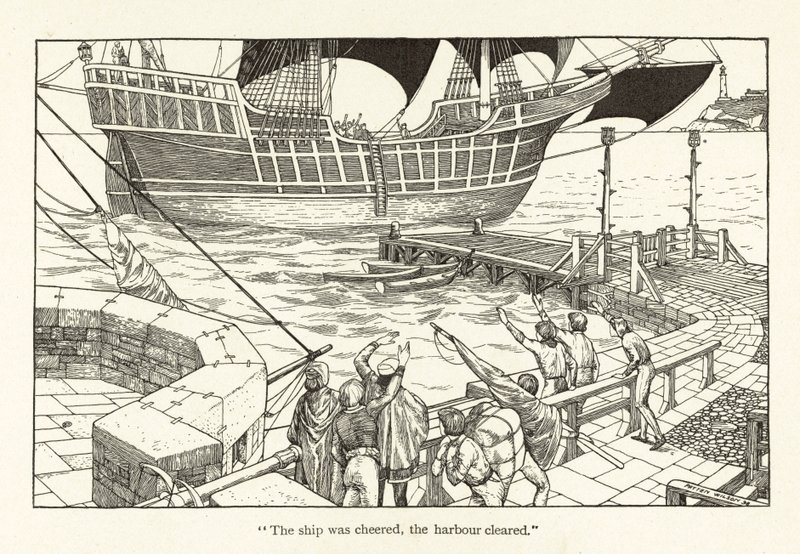 La ballata del vecchio marinaio (incisione) da Patten Wilson