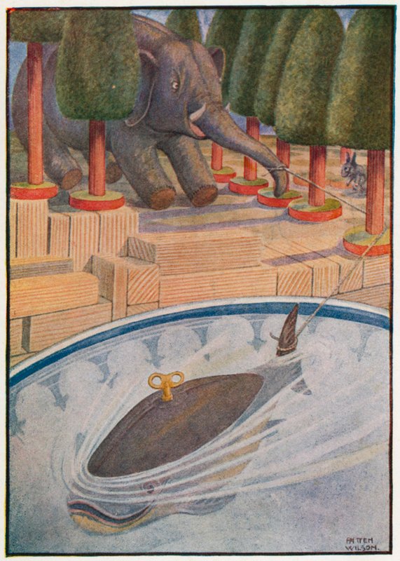 La balena iniziò a tirare, e l
