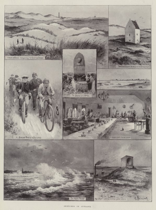 Schizzi in Jutland da Paul Frenzeny