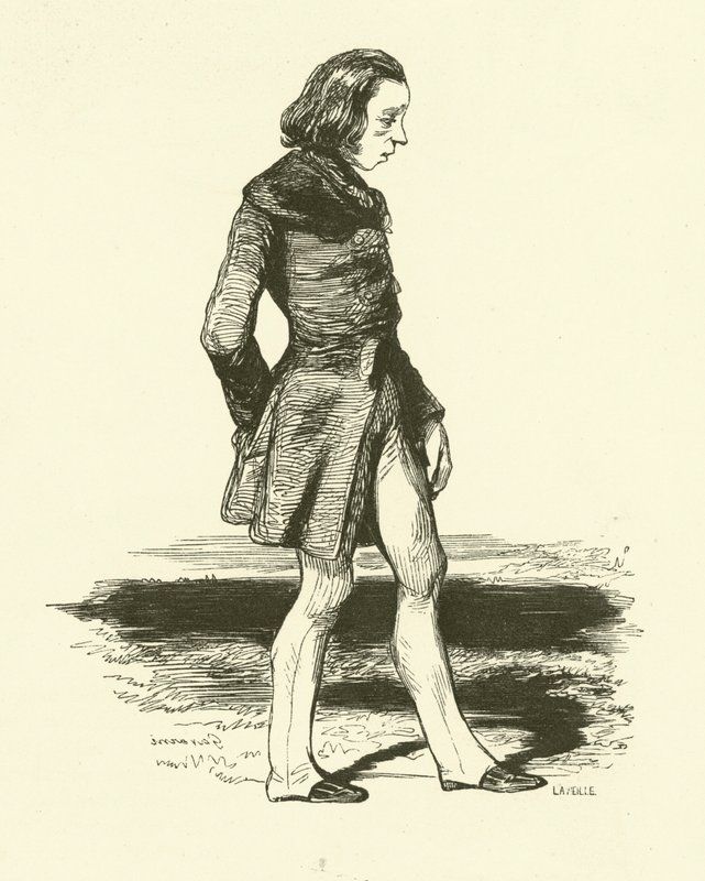 Il poeta da Paul after Gavarni